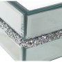 Scatola-Portagioie Alexandra House Living Grigio Cristallo Specchio 22 x 6 x 13 cm