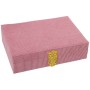 Scatola-Portagioie Alexandra House Living Rosa Tessile 28 x 7 x 20 cm