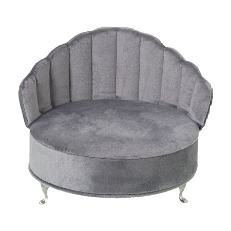 Scatola-Portagioie Alexandra House Living Grigio Tessile 17 x 15 x 17 cm Poltrona