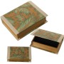 Set di Scatole Decorative Alexandra House Living Multicolore Legno 3 Pezzi