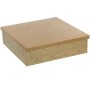 Scatola Decorativa Alexandra House Living Multicolore Legno 19 x 6 x 19 cm