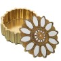 Scatola Decorativa Alexandra House Living Oro Plastica 19 x 8 x 19 cm