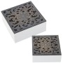 Set di Scatole Decorative Alexandra House Living Bianco Nero Legno 2 Pezzi