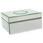 Scatola-Portagioie Alexandra House Living Trasparente Cristallo Specchio 20 x 10 x 15 cm