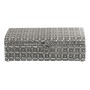 Scatola-Portagioie Alexandra House Living Argentato Metallo 20 x 6 x 13 cm