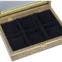 Custodia per orologi Alexandra House Living Nero Dorato Metallo 20 x 28 x 20 cm