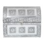 Scatola-Portagioie Alexandra House Living Argentato Metallo 25 x 18 x 15 cm