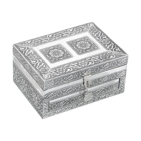 Scatola-Portagioie Alexandra House Living Argentato Metallo 18 x 9 x 13 cm