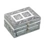 Scatola-Portagioie Alexandra House Living Argentato Metallo 18 x 9 x 13 cm