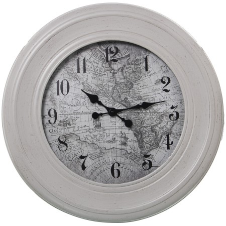 Orologio da Parete Alexandra House Living Bianco Plastica 58 x 58 x 5 cm