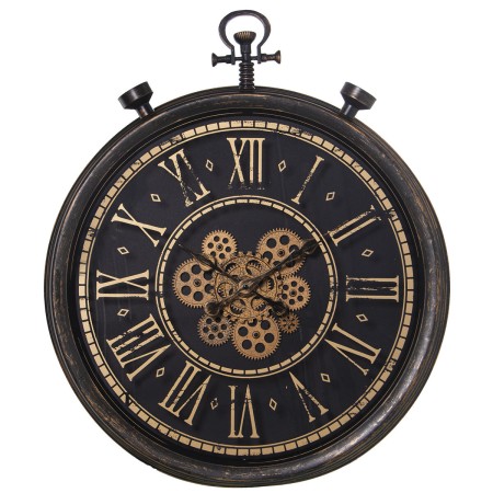 Orologio da Parete Alexandra House Living Nero Dorato Acrilico Plastica 61 x 8 x 72 cm