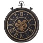 Orologio da Parete Alexandra House Living Nero Dorato Acrilico Plastica 61 x 8 x 72 cm