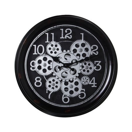 Orologio da Parete Alexandra House Living Nero Acrilico Plastica 36 x 7 x 36 cm Argentato