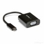 Adattatore USB C con VGA Startech CDP2VGA       Nero