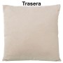 Cuscino Alexandra House Living Crema Tessile 43 x 43 cm