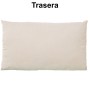 Cuscino Alexandra House Living Crema Tessile 30 x 50 cm