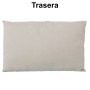 Cuscino Alexandra House Living Crema Tessile 30 x 50 cm