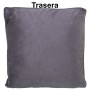 Cuscino Alexandra House Living Grigio Tessile 43 x 43 cm