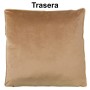 Cuscino Alexandra House Living Dorato Velluto Tessile 45 x 45 cm