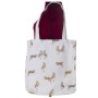 Borsa di stoffa Alexandra House Living EMMA Bianco Tessile 41 x 45 x 1 cm