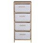 Cassettiera Alexandra House Living Bianco 40 x 94 x 30 cm