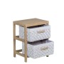 Cassettiera Alexandra House Living Bianco 40 x 52 x 30 cm