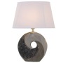 Lampada da tavolo Alexandra House Living Nero Grigio Multicolore Argentato Ceramica 40 W 32 x 44 x 20 cm