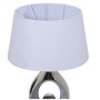 Lampada da tavolo Alexandra House Living Nero Grigio Multicolore Argentato Ceramica 40 W 32 x 50 x 20 cm