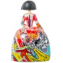 Statua Decorativa Alexandra House Living Multicolore Plastica Vestito Graffiti 14 x 9 x 21 cm