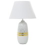 Lampada da tavolo Alexandra House Living Bianco Argentato Ceramica 60 W 13 x 38 x 13 cm