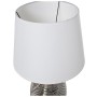 Lampada da tavolo Alexandra House Living Bianco Argentato Ceramica 60 W 19 x 43 x 19 cm