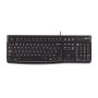 Tastiera Logitech K120 Qwerty UK Nero