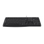 Tastiera Logitech K120 Qwerty UK Nero