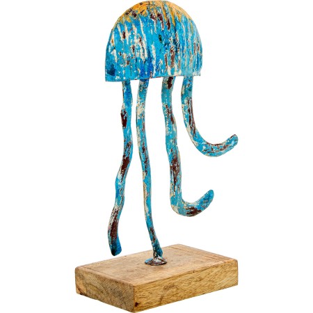 Statua Decorativa Alexandra House Living Azzurro Ferro Medusa 18 x 10 x 32 cm