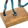 Statua Decorativa Alexandra House Living Azzurro Ferro Medusa 18 x 10 x 32 cm