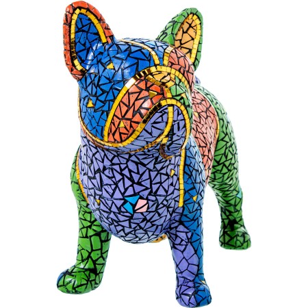 Statua Decorativa Alexandra House Living Multicolore Plastica Cane 34 X 15 X 27 CM