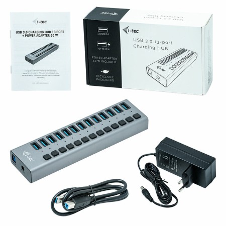 Hub USB i-Tec U3CHARGEHUB13    60W