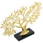 Statua Decorativa Alexandra House Living Nero Dorato Metallo Albero 38 x 7 x 28 cm