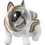 Statua Decorativa Alexandra House Living Plastica Cane Astronauta 19 x 14 x 18 cm