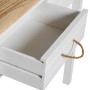 Console Alexandra House Living Bianco Marrone Legno 90 x 81 x 28 cm