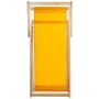 Amaca pieghevole Alexandra House Living Giallo 61 x 103 x 96 cm Stoffa