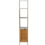 Scaffale da Bagno Alexandra House Living Marrone Legno 30 x 155 x 30 cm