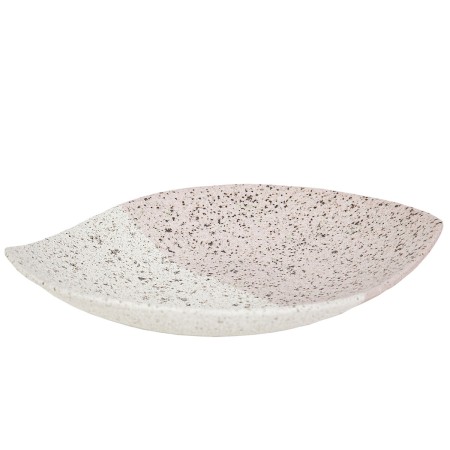 Centrotavola Romimex Bianco Rosa Ceramica 28 x 6 x 23 cm