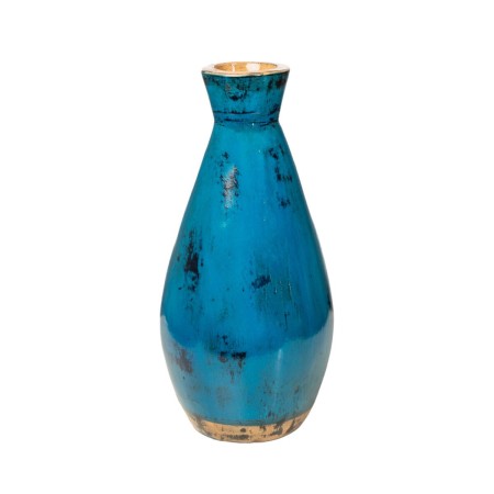 Vaso Romimex Azzurro Ceramica 15 x 30 x 15 cm