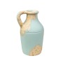 Vaso Romimex Turchese Terracotta 17 x 30 x 13 cm Con maniglia