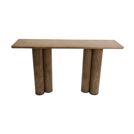 Console Romimex Naturale Legno MDF Legno di mogano 150 x 81 x 40 cm