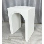 Tavolo aggiuntivo Romimex Bianco Legno MDF 40 x 55 x 30 cm