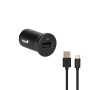 Caricabatterie da Parete + Cavo Micro USB KSIX 2A Nero