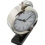 Orologio da Tavolo Alexandra House Living Nero Argentato Metallo Marmo 20 x 16 x 5 cm