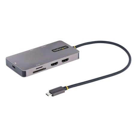 Hub USB Startech 120B-USBC-MULTIPORT Grigio